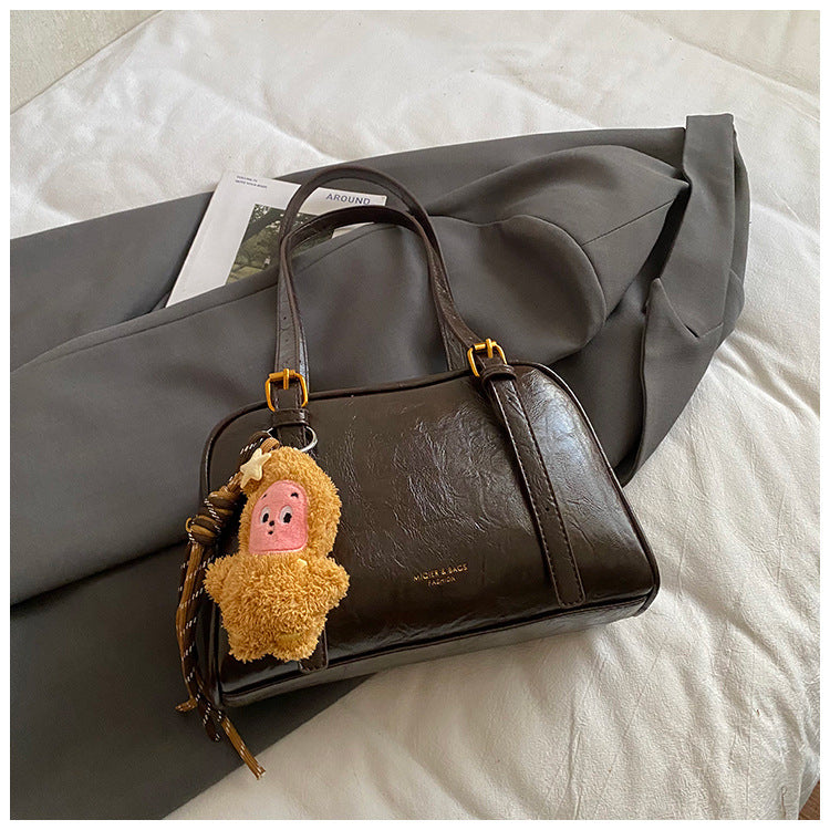 Artisan Leather Satchel with Unique Design