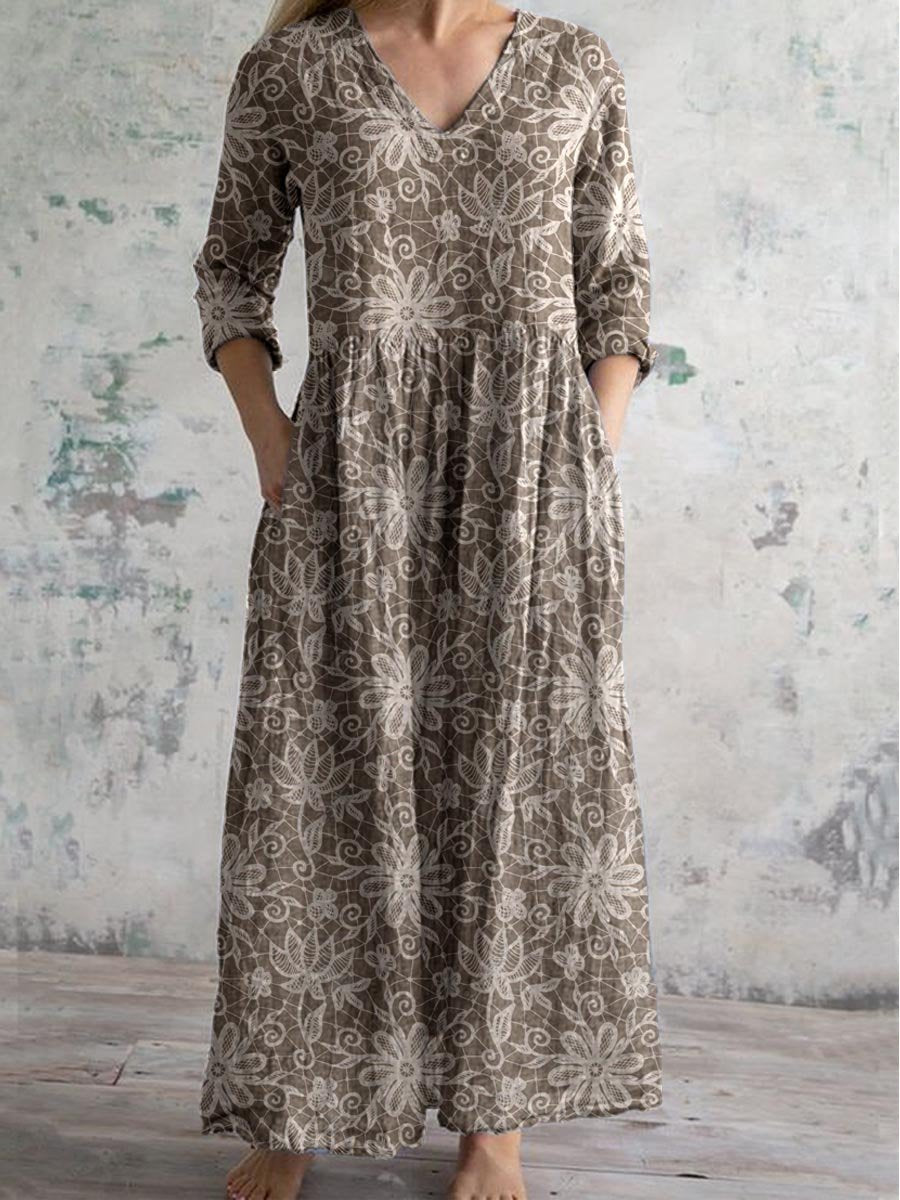 Classic Vintage Dress with a Flattering Fit