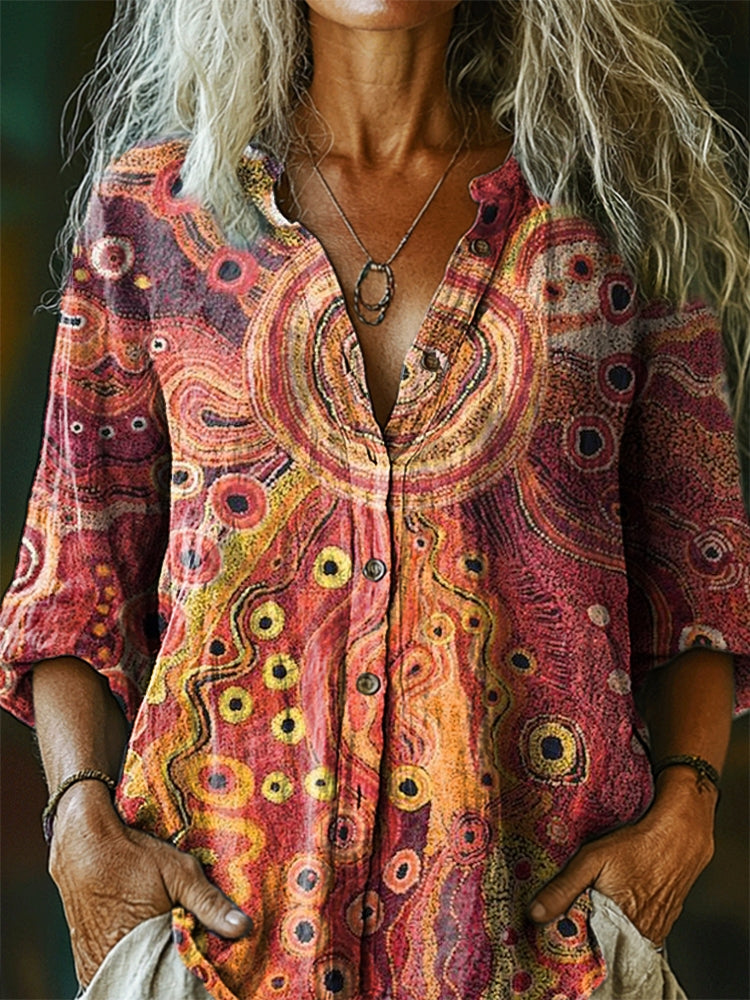 A Vintage Style Shirt with Delicate Timeless Details