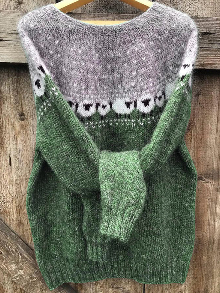 Vintage Inspired Sweater with a Contemporary Edge