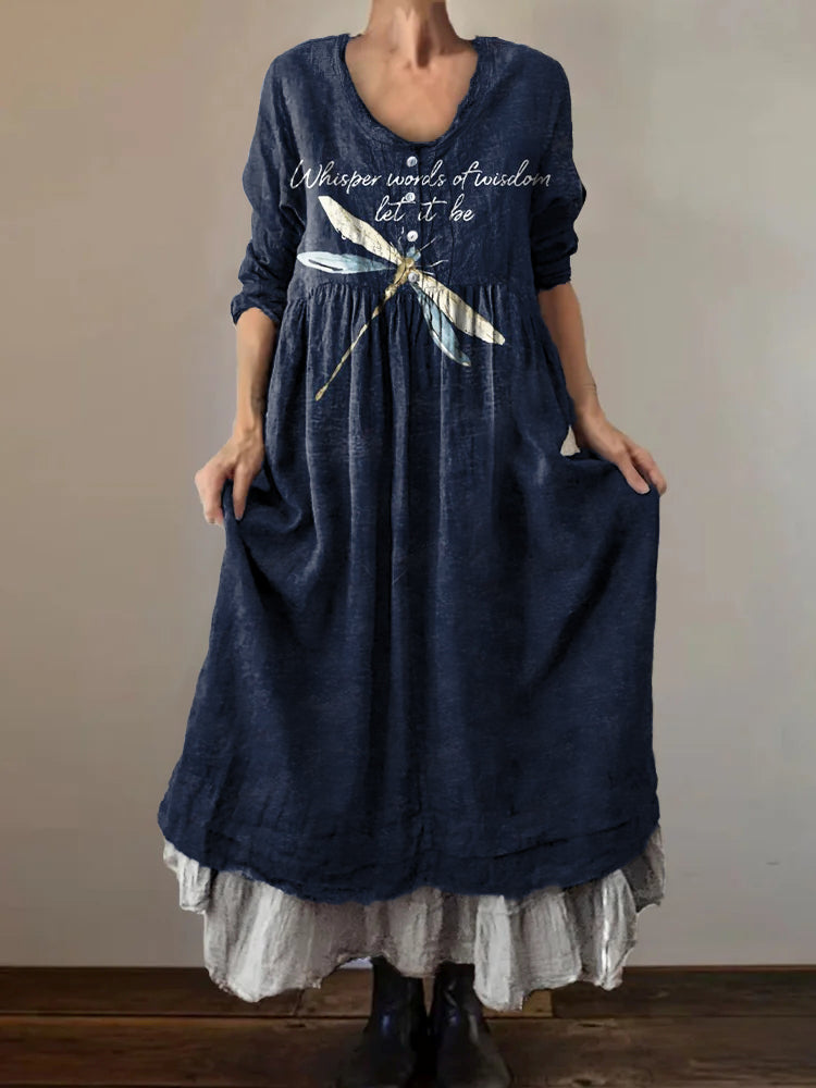 A Vintage Style Dress with Delicate Timeless Details