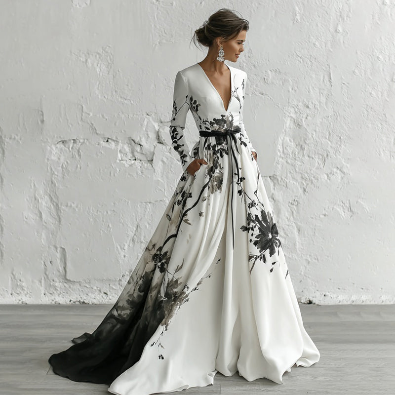 A Vintage Style Dress with Delicate Timeless Details