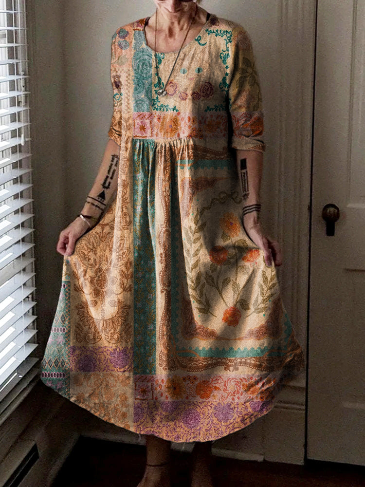 Classic Vintage Dress with a Flattering Fit