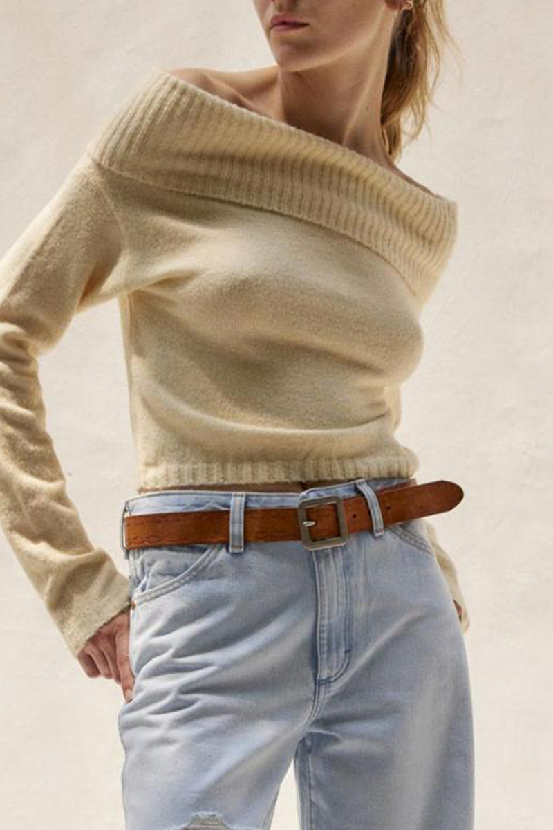 Vintage Inspired Sweater with a Contemporary Edge
