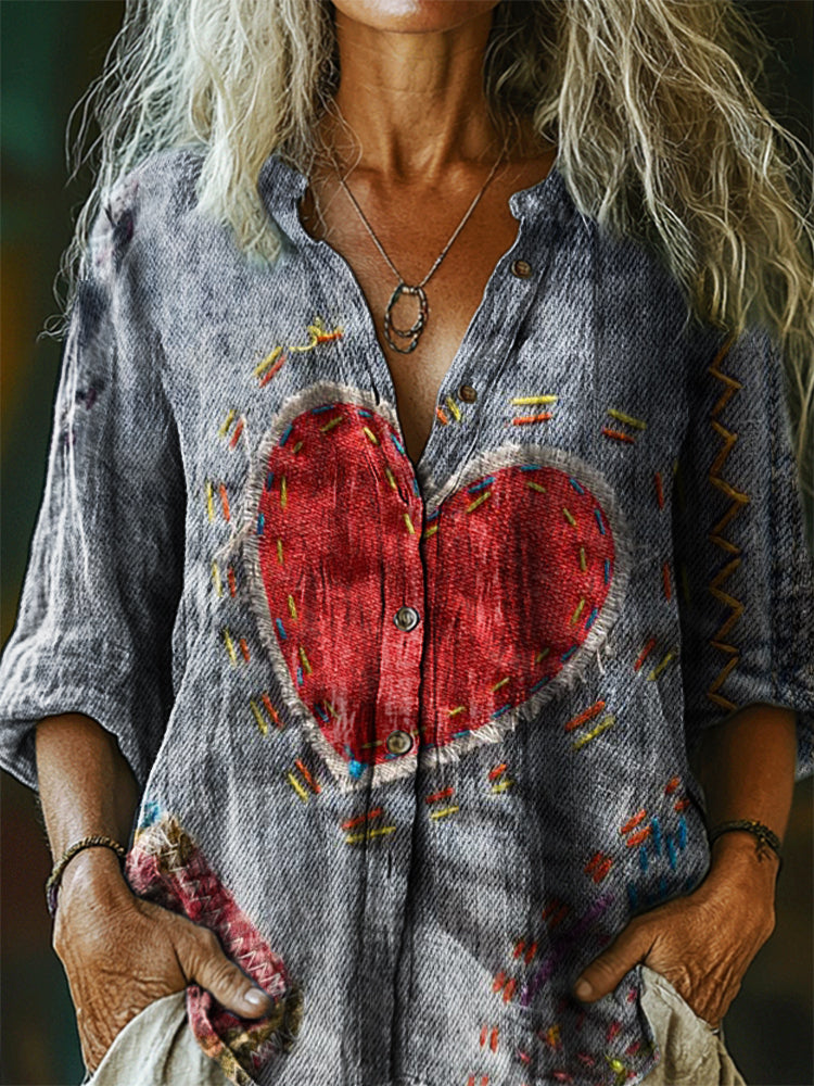 A Vintage Style Shirt with Delicate Timeless Details