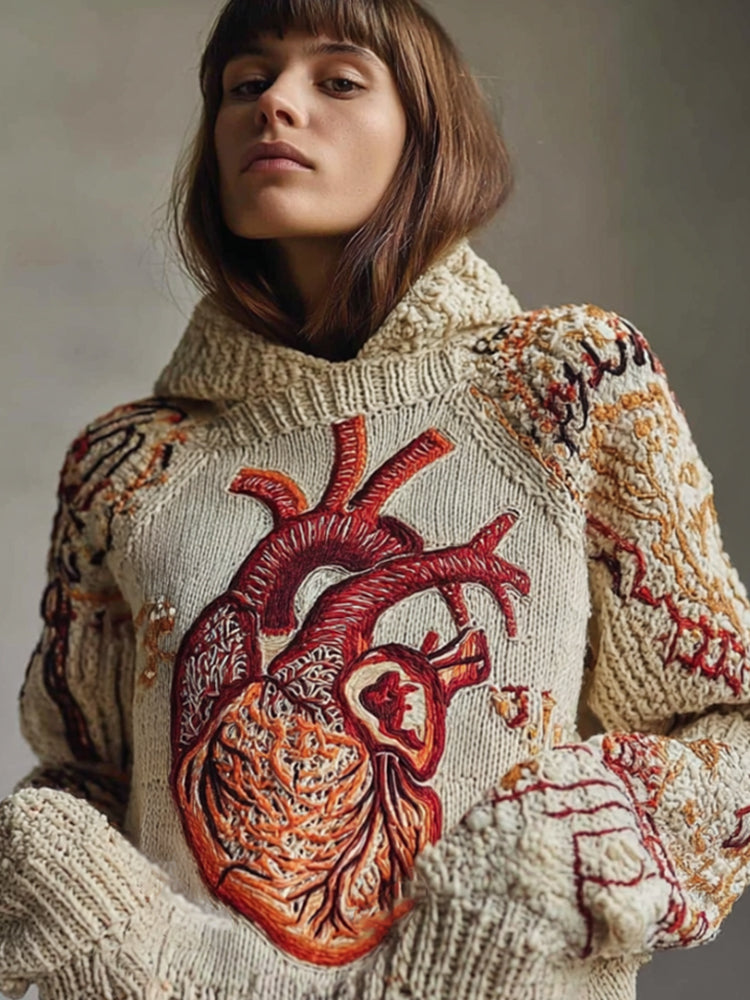Classic Vintage Sweater with a Flattering Fit