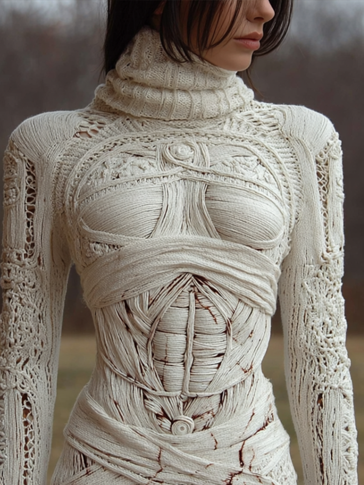 Classic Vintage Sweater with a Flattering Fit
