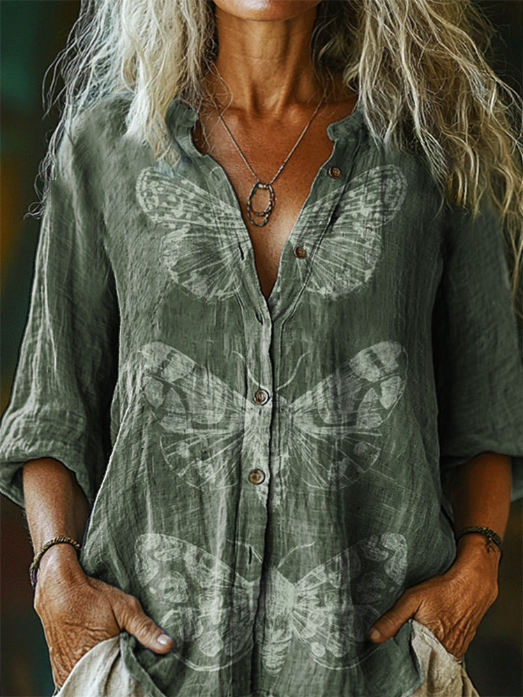 A Vintage Style Shirt with Delicate Timeless Details