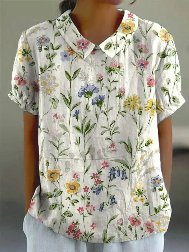 A Vintage Style Blouse with Delicate Timeless Details