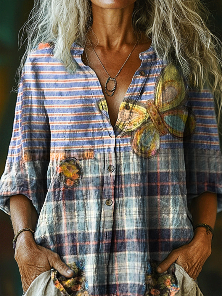 A Vintage Style Shirt with Delicate Timeless Details