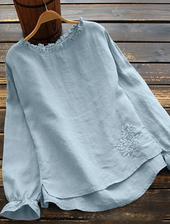 A Vintage Style Top with Delicate Timeless Details