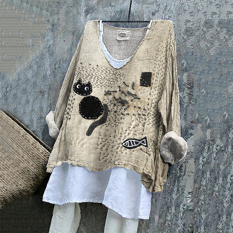 Vintage Inspired Blouse with a Contemporary Edge