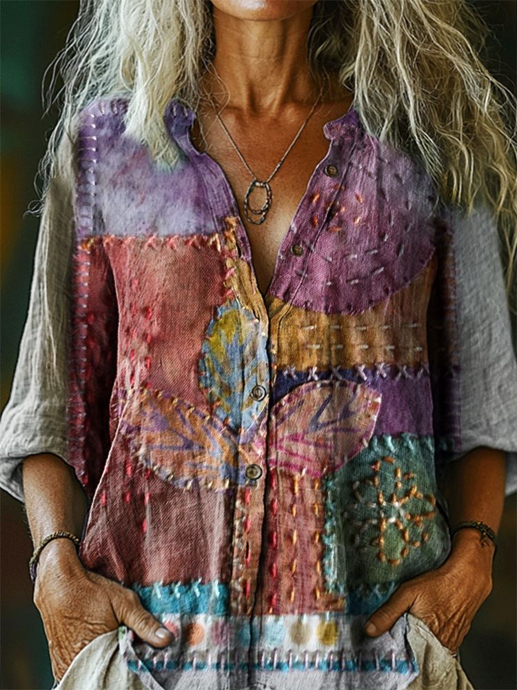A Vintage Style Shirt with Delicate Timeless Details