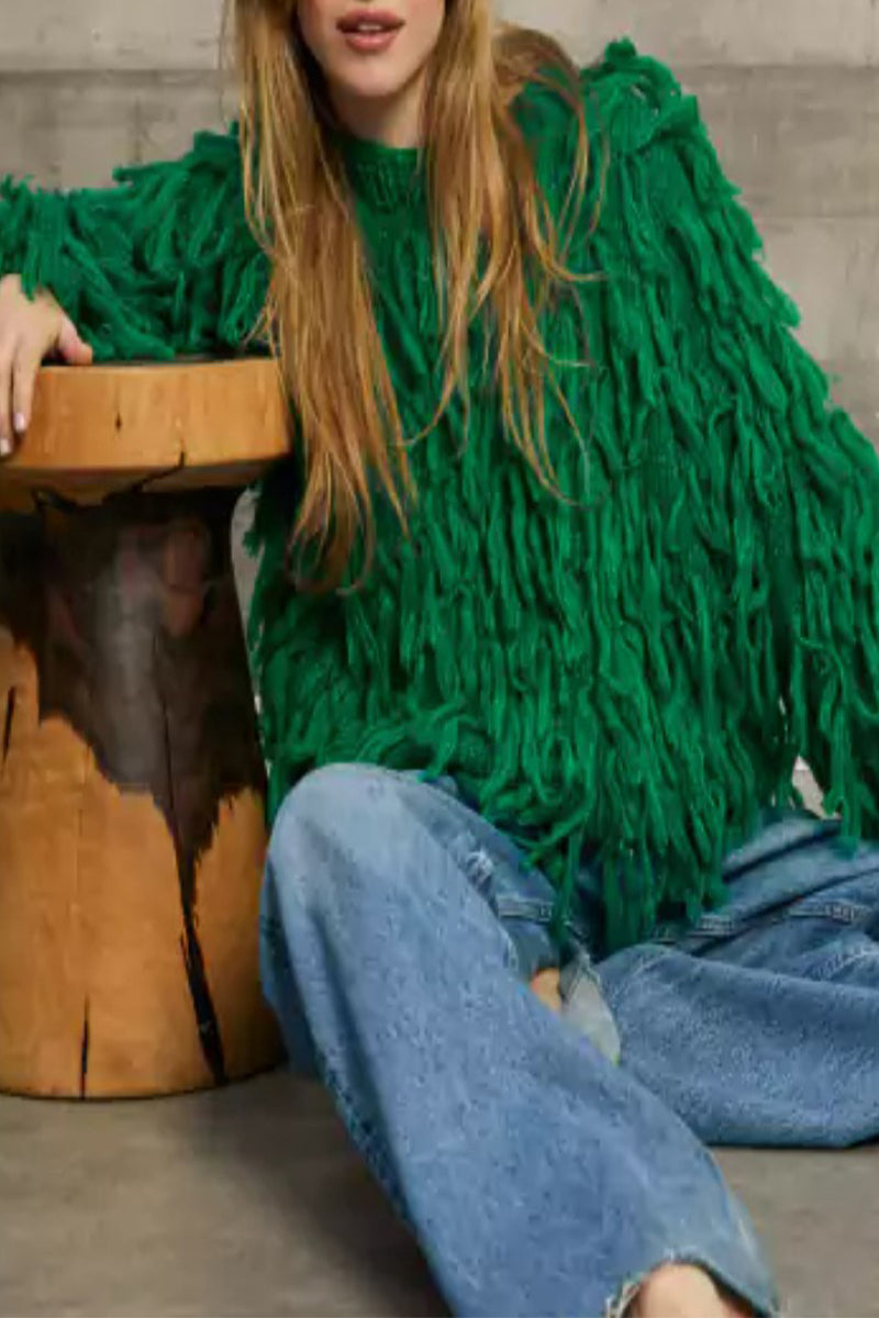 A Vintage Style Sweater with Delicate Timeless Details