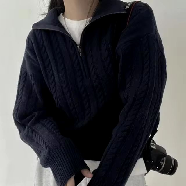 Beautifully Finished Sweater in a Timeless Design