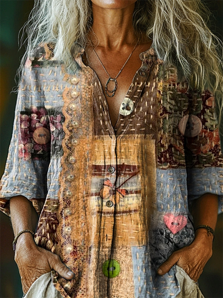 Vintage Inspired Shirt with a Contemporary Edge