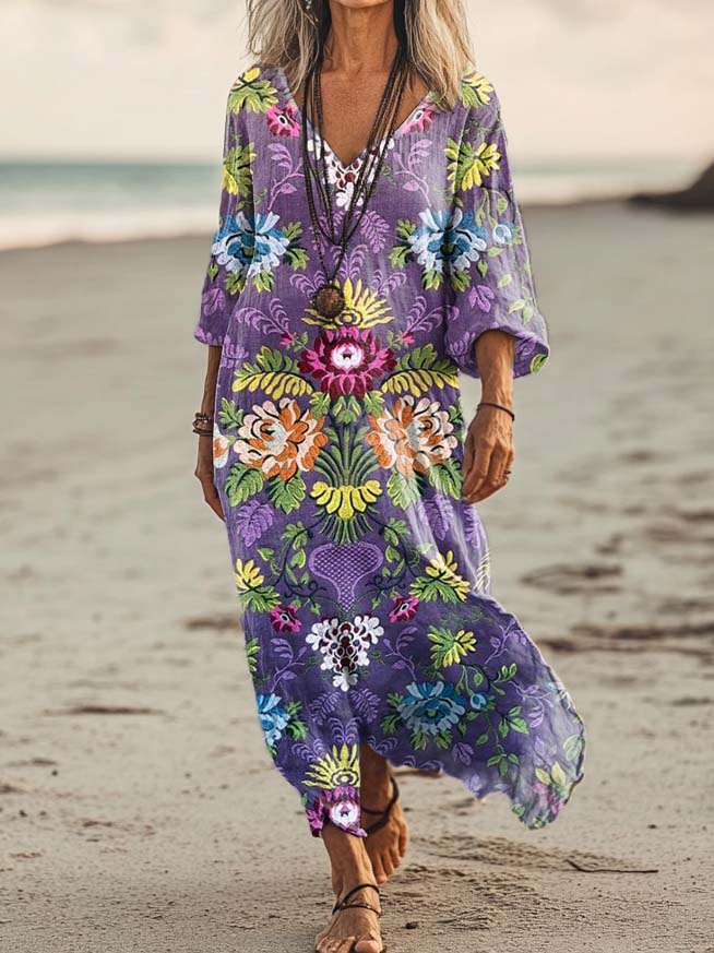 Classic Vintage Dress with a Flattering Fit
