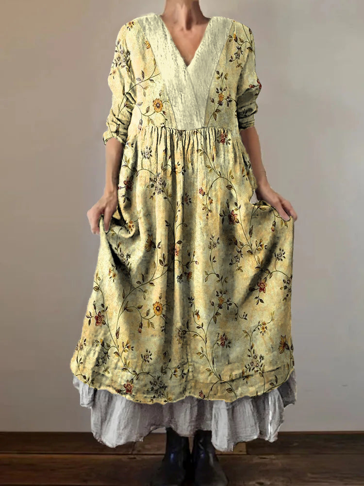Classic Vintage Dress with a Flattering Fit