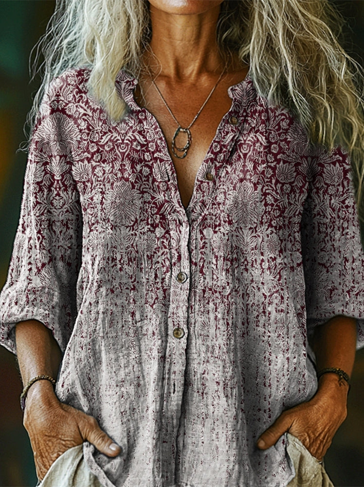 A Vintage Style Shirt with Delicate Timeless Details