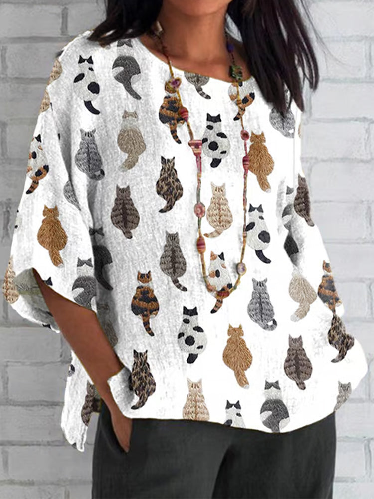 Well Tailored T-Shirt with a Graceful Silhouette