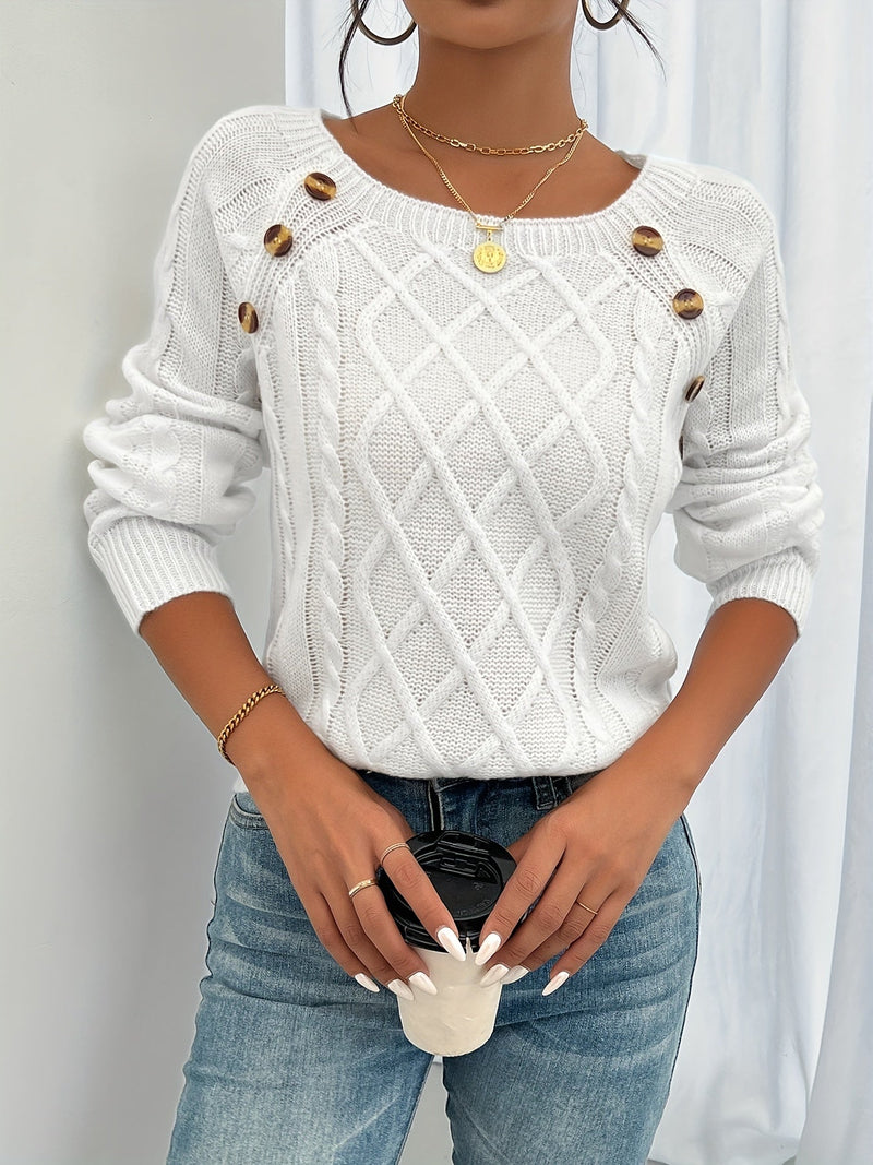 Vintage Inspired Sweater with a Contemporary Edge