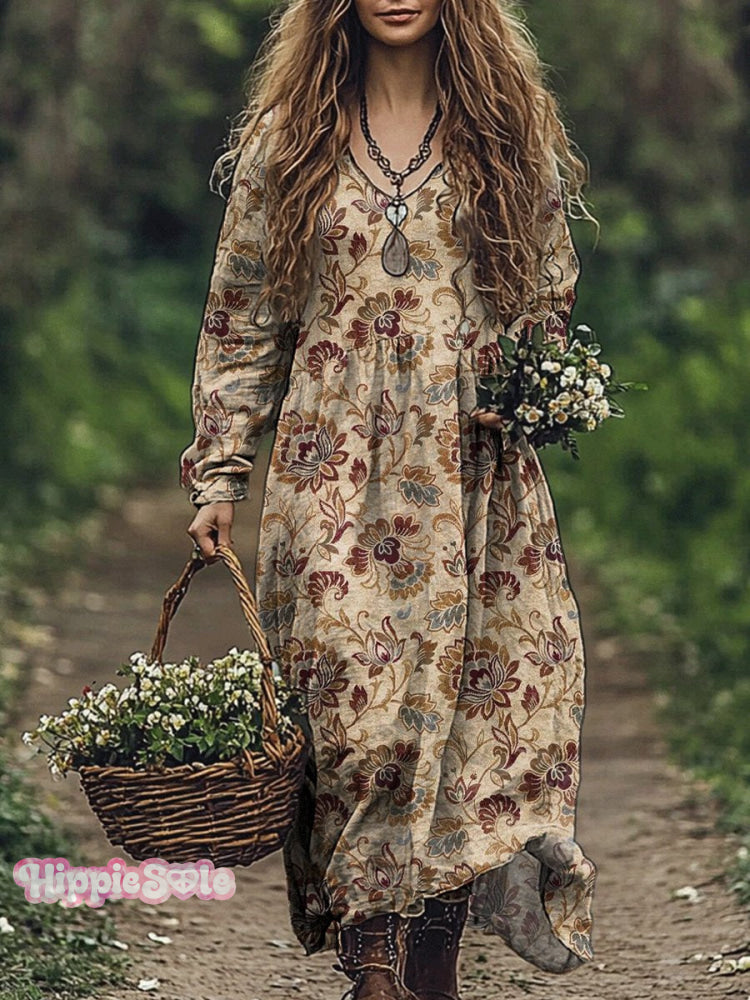 A Vintage Style Dress with Delicate Timeless Details