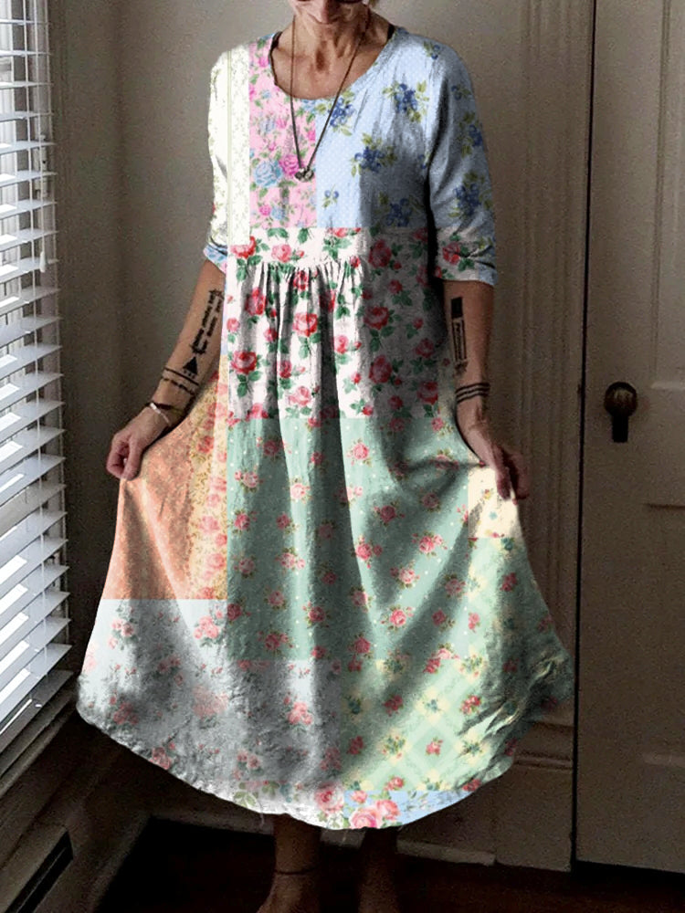 Classic Vintage Dress with a Flattering Fit