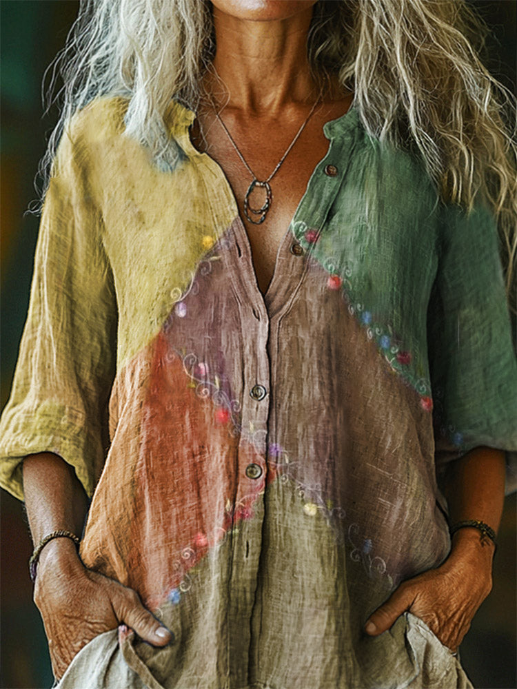 A Vintage Style Shirt with Delicate Timeless Details