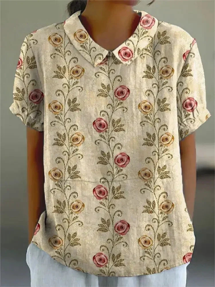 A Vintage Style Blouse with Delicate Timeless Details