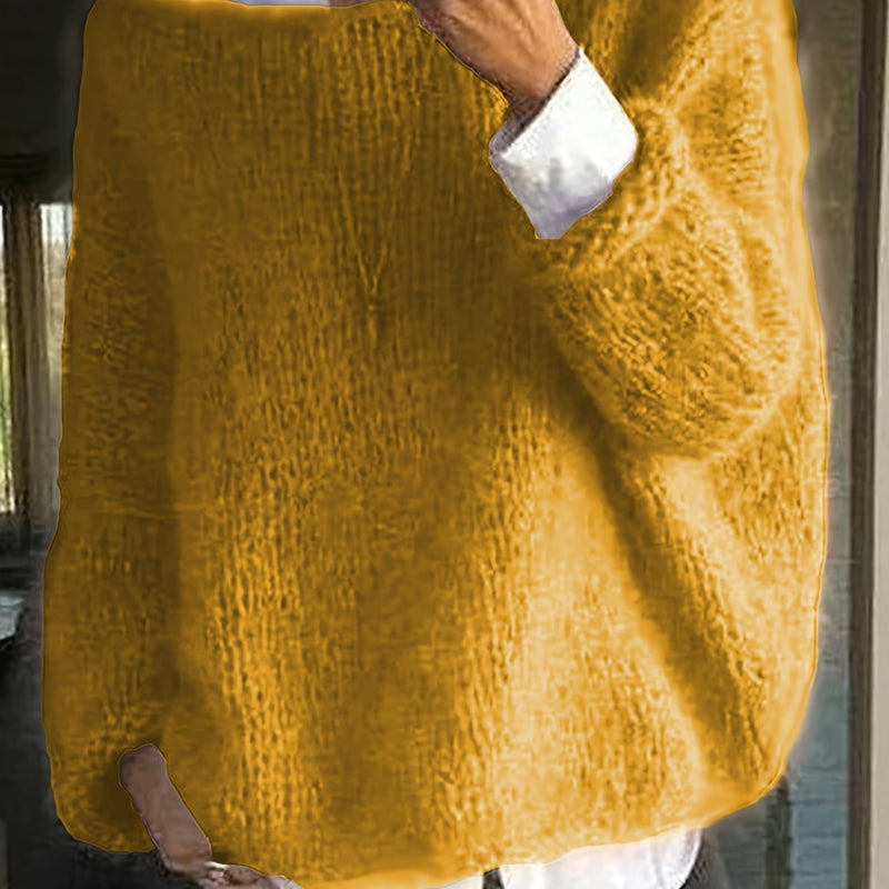 Well Tailored Sweater with a Graceful Silhouette