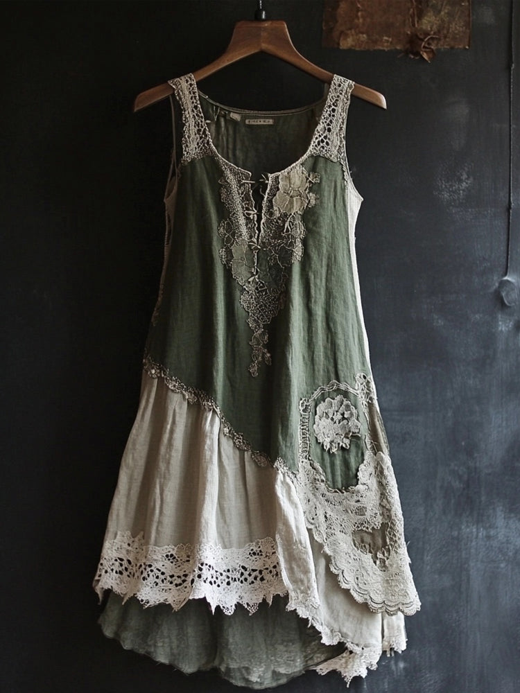 A Vintage Style Dress with Delicate Timeless Details