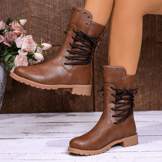 Vintage Inspired Orthopedic Boots