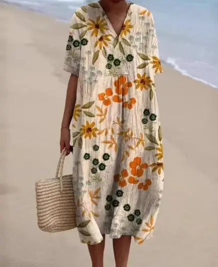 Classic Vintage Dress with a Flattering Fit