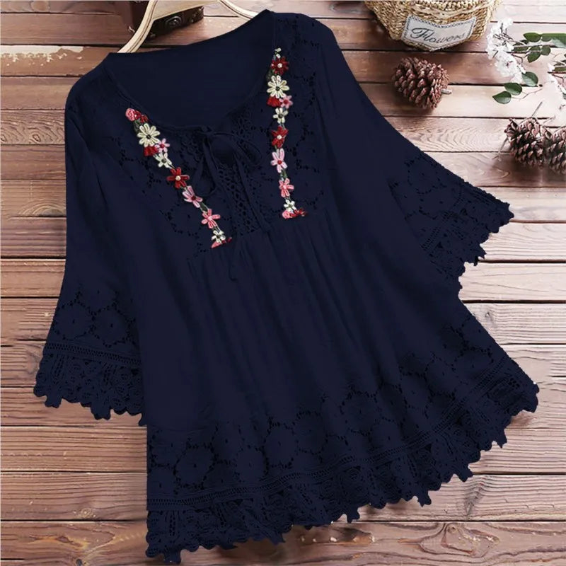 A Vintage Style Shirt with Delicate Timeless Details