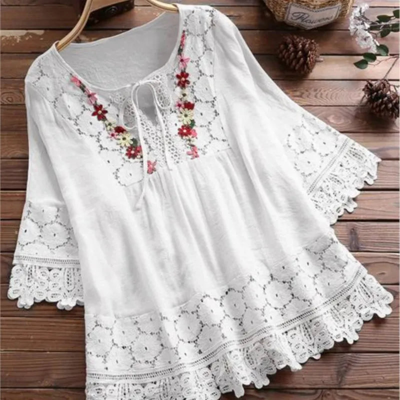 A Vintage Style Shirt with Delicate Timeless Details