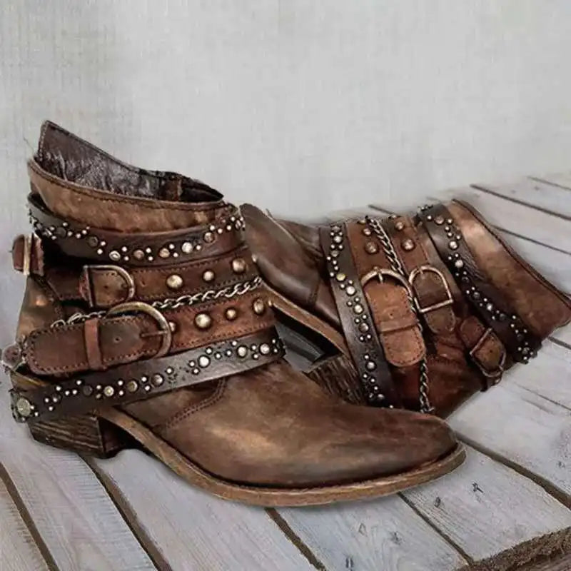 Vintage Inspired Orthopedic Boots