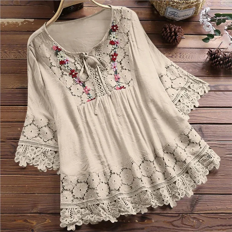 A Vintage Style Shirt with Delicate Timeless Details