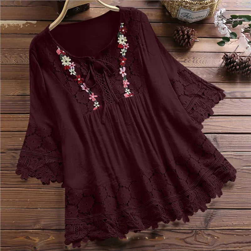 A Vintage Style Shirt with Delicate Timeless Details