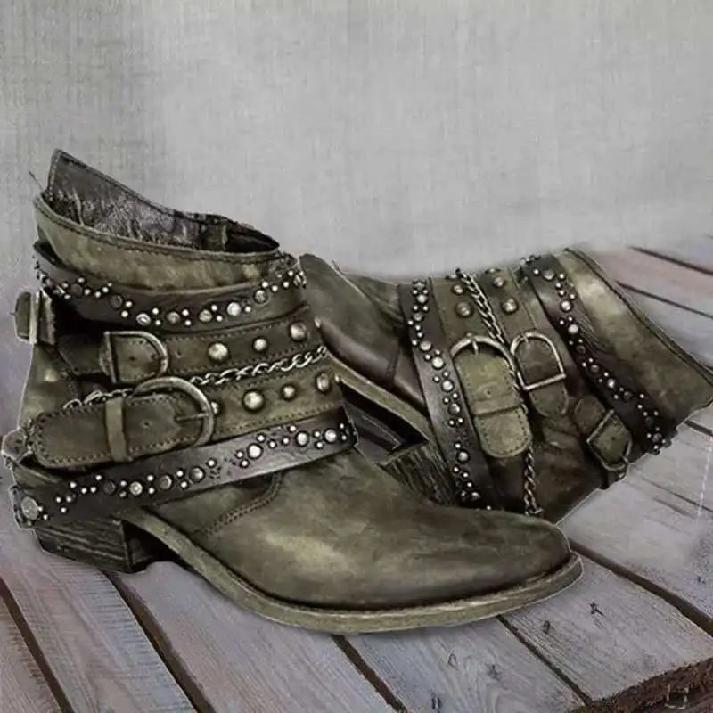 Vintage Inspired Orthopedic Boots