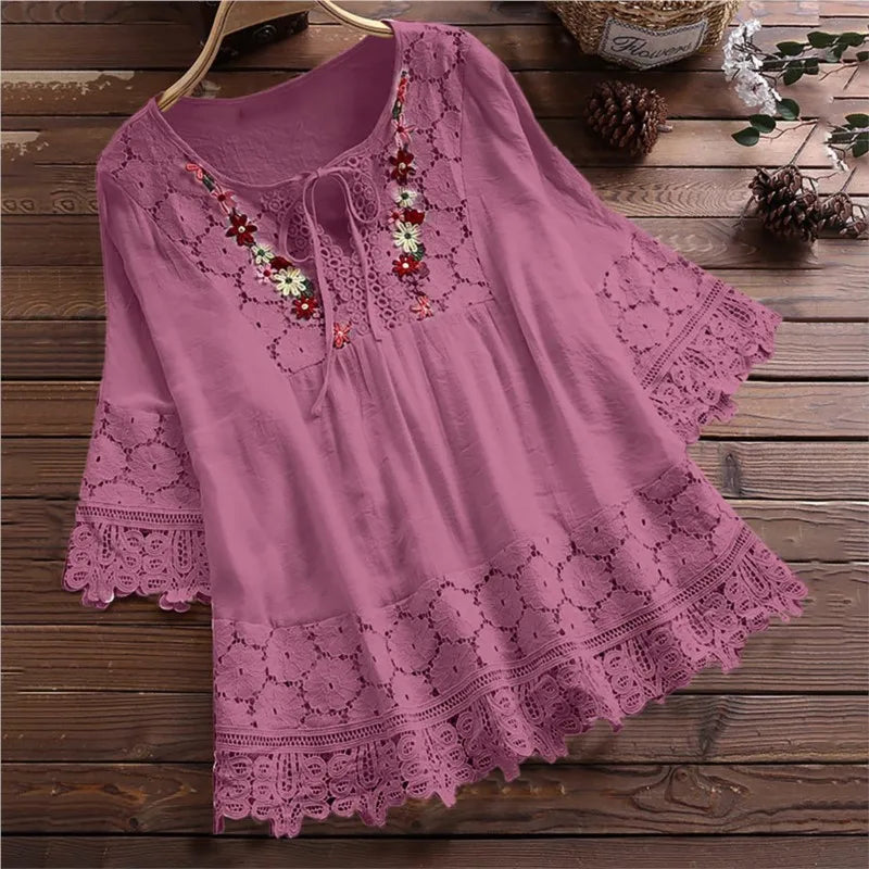 A Vintage Style Shirt with Delicate Timeless Details