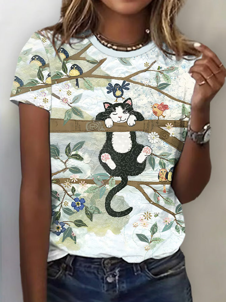 A Vintage Style T-Shirt with Delicate Timeless Details