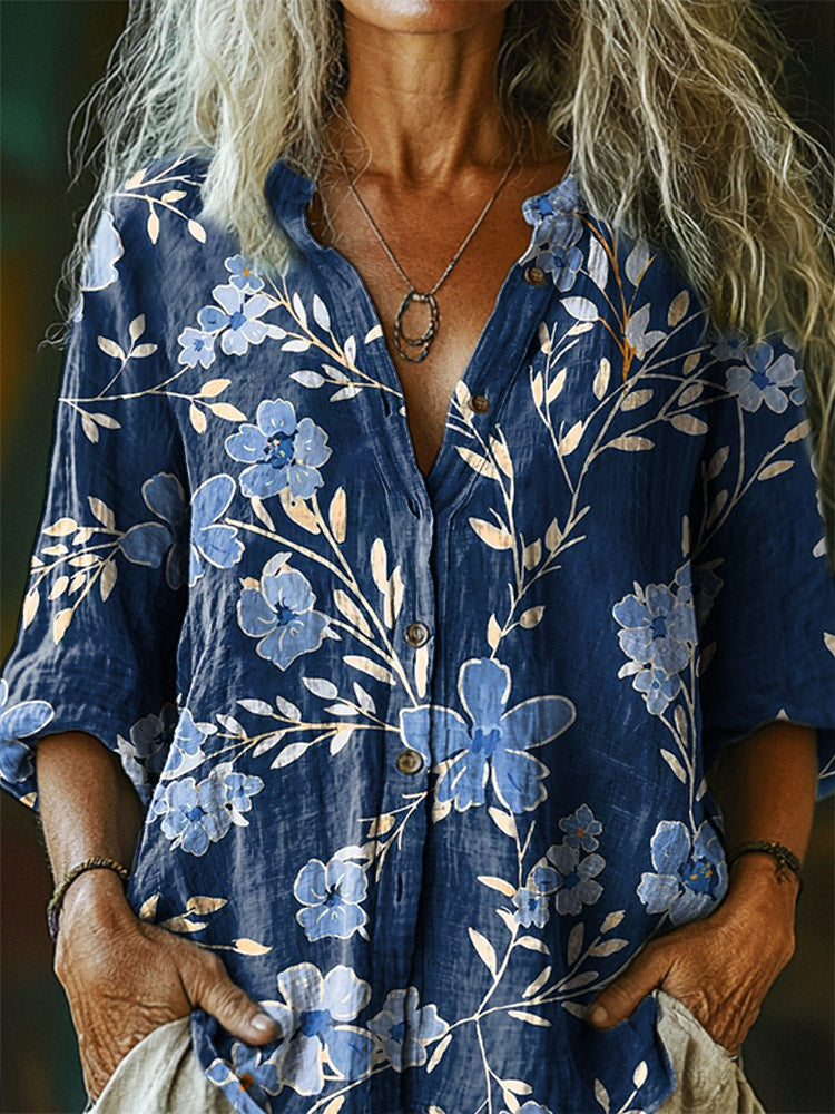 A Vintage Style Shirt with Delicate Timeless Details