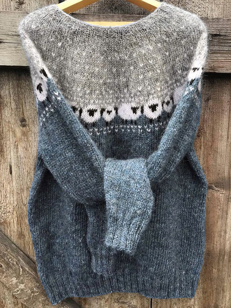 Vintage Inspired Sweater with a Contemporary Edge