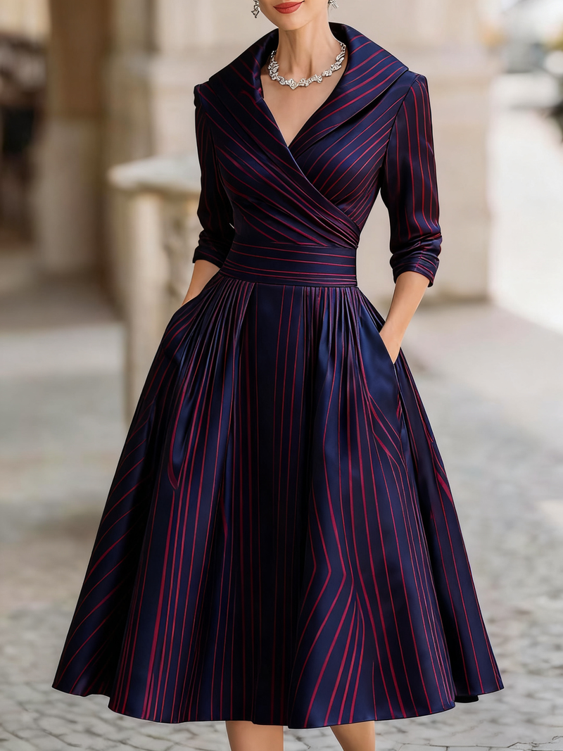 Classic Vintage Dress with a Flattering Fit