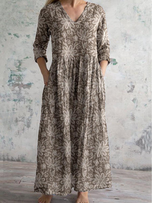 Classic Vintage Dress with a Flattering Fit