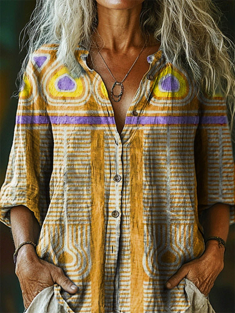 A Vintage Style Shirt with Delicate Timeless Details
