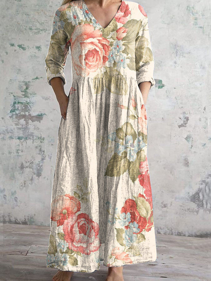 Classic Vintage Dress with a Flattering Fit