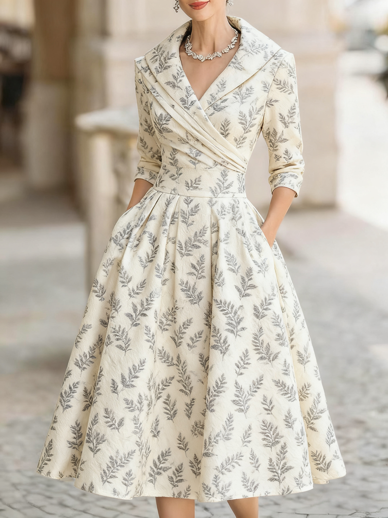 A Vintage Style Dress with Delicate Timeless Details