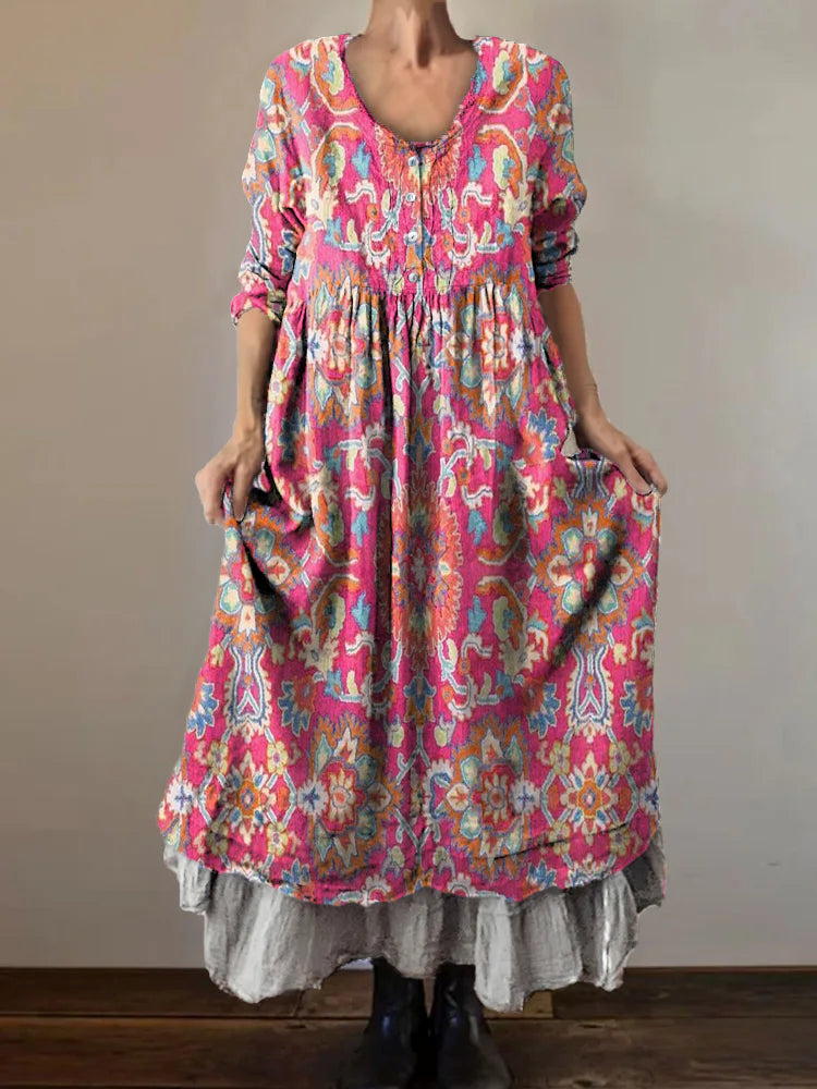 Classic Vintage Dress with a Flattering Fit