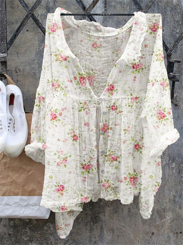 Vintage Inspired Blouse with a Contemporary Edge